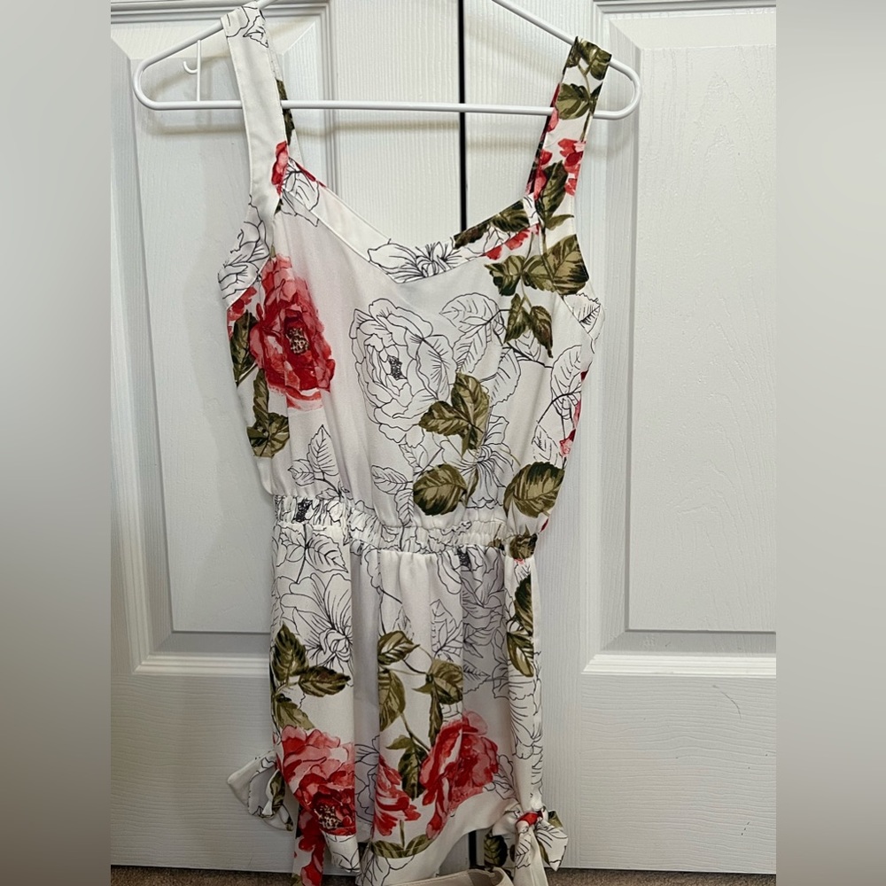 flower pattern romper